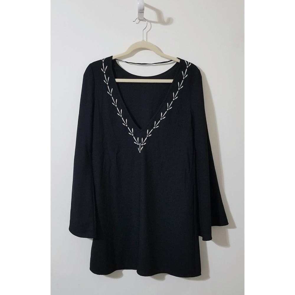 Nastygal, small, black dress